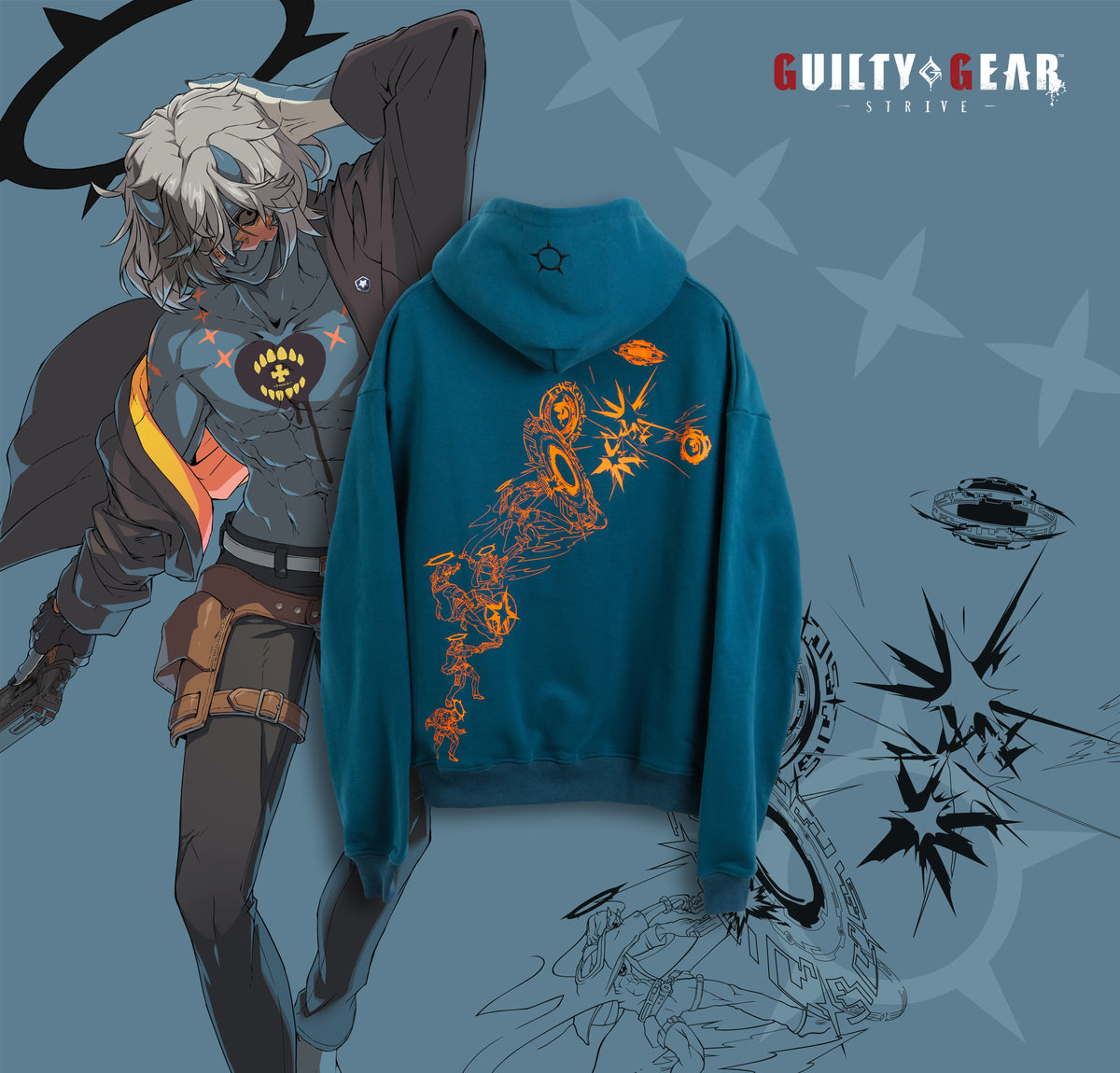 GUILTY GEAR -STRIVE- HAPPY CHAOS HOODIE – Torokami Apparel