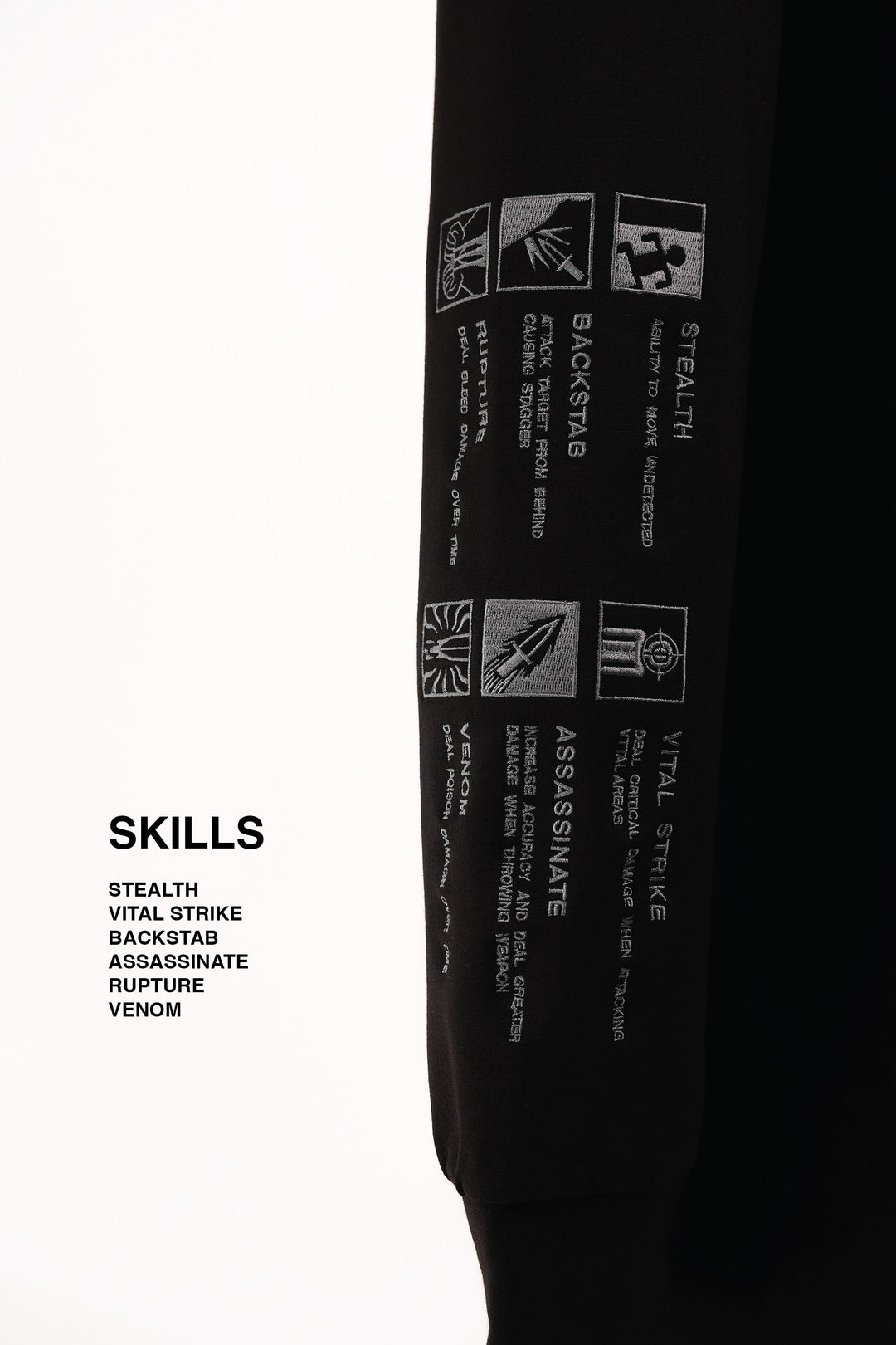 BLACK - ASSASSIN RPG CARDIGAN (LIMITED EDITION)