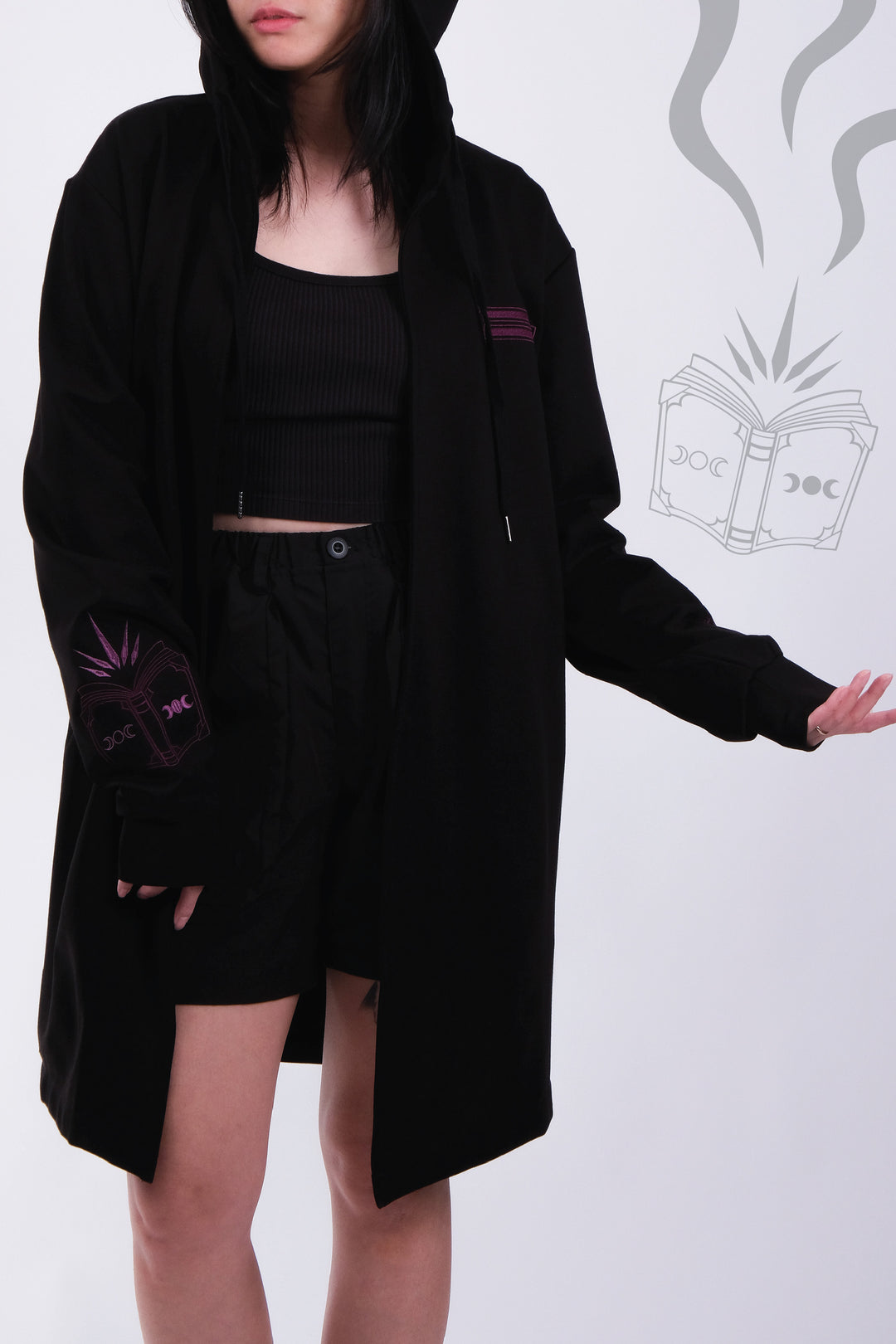 BLACK - MAGE RPG CARDIGAN (LIMITED EDITION)