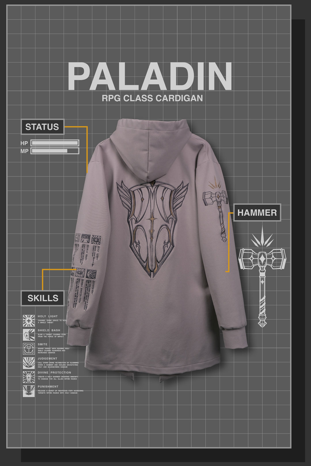 PALADIN RPG CARDIGAN