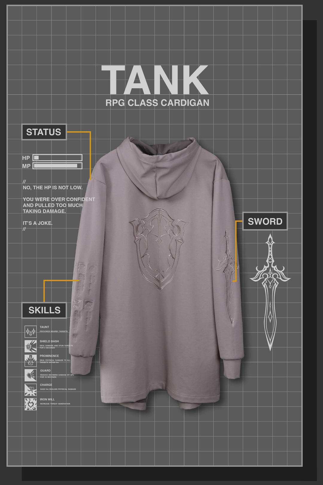 TANK RPG CARDIGAN