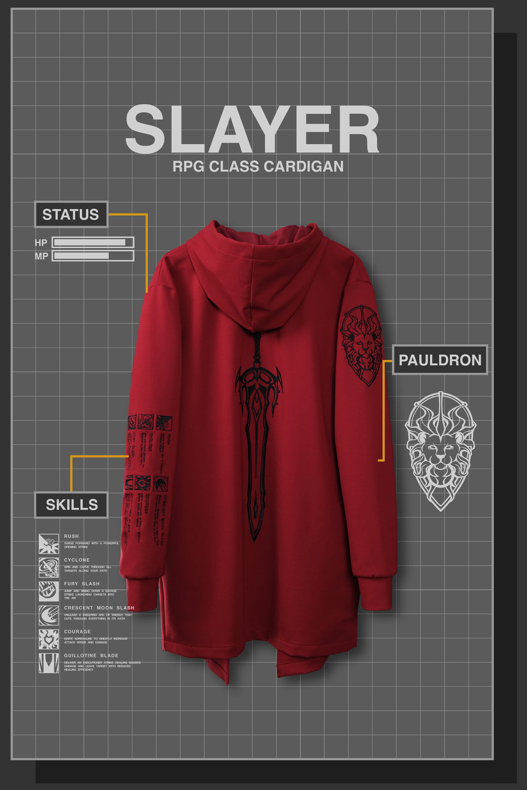 SLAYER RPG CARDIGAN