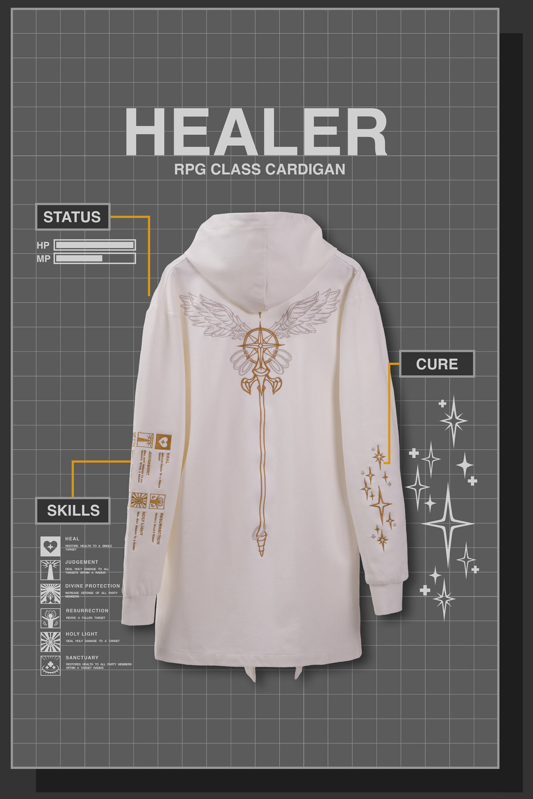 HEALER RPG CARDIGAN