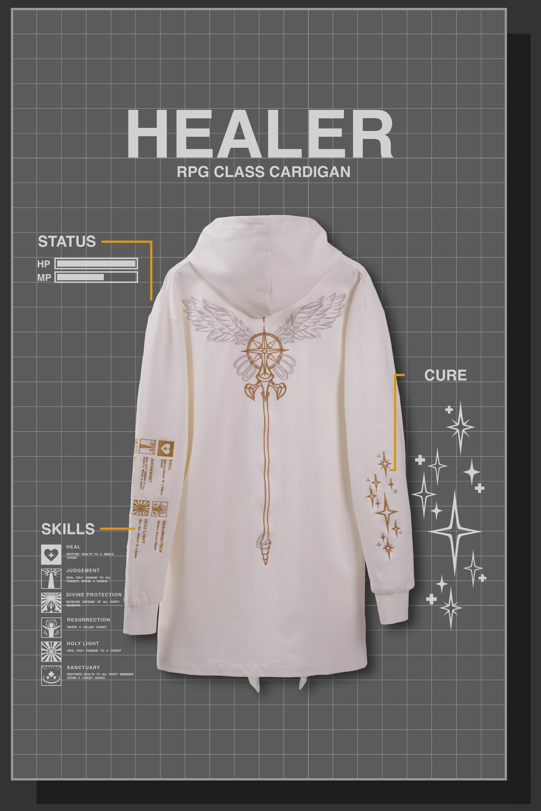 HEALER RPG CARDIGAN