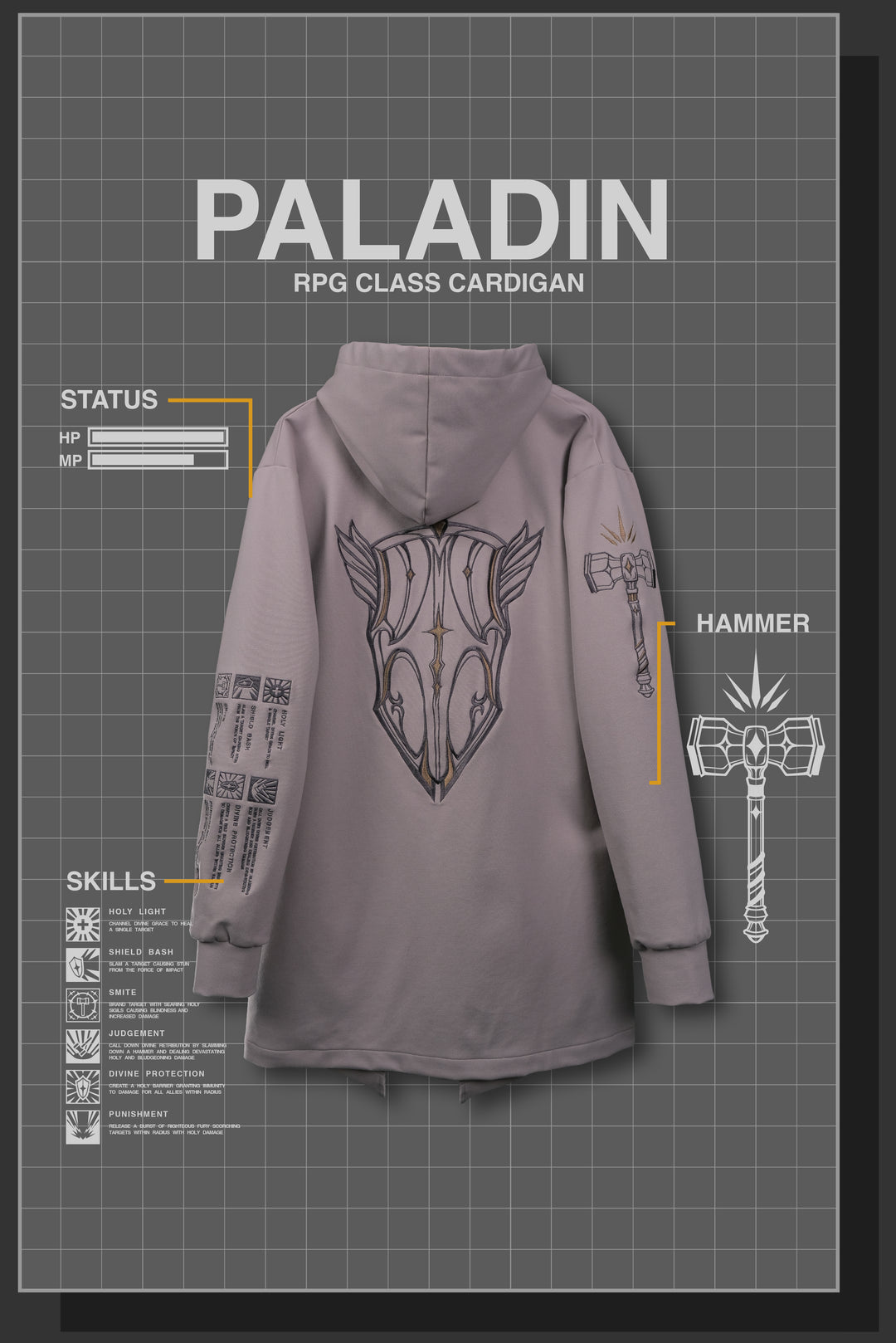PALADIN RPG CARDIGAN