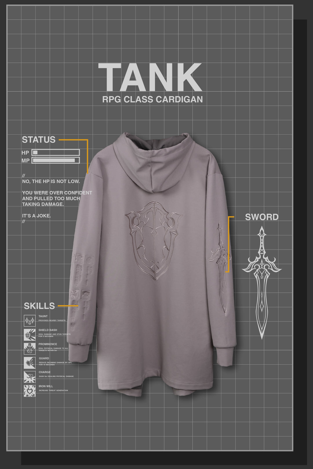 TANK RPG CARDIGAN