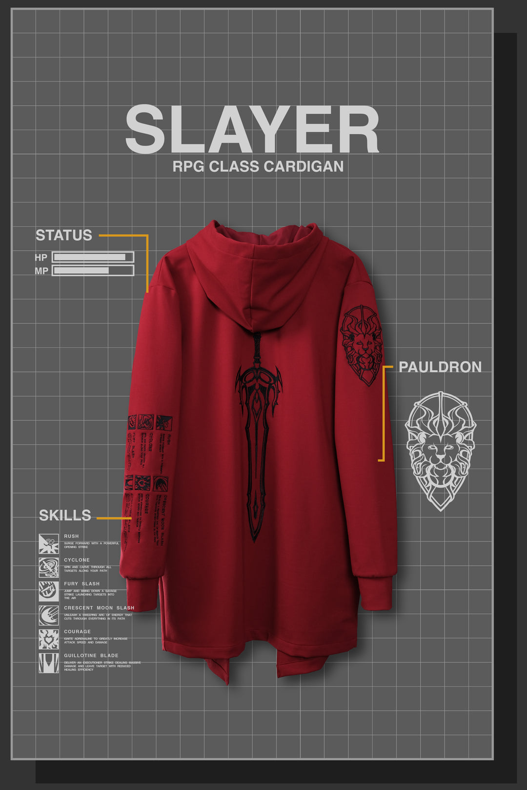 SLAYER RPG CARDIGAN