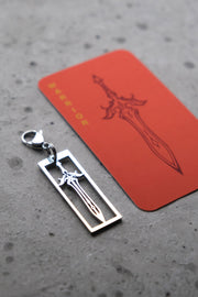 WARRIOR ZIPPER CHARM